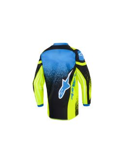 Dres RACER NOMUR KIDS, ALPINESTARS, detské (tmavo modrá/žlutá fluo/černá) 2026