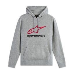 Mikina ALWAYS 2.0, ALPINESTARS (šedá/červená/černá)