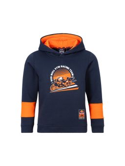 Mikina GRID , RED BULL KTM, detská (modrá,oranžová)