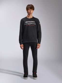 Mikina BETTERN CREW, ALPINESTARS (čierna)