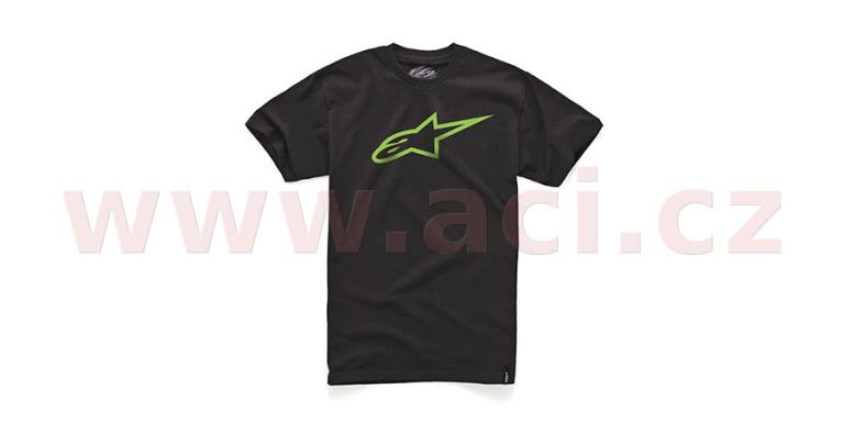 Triko AGELESS krátky rukáv, ALPINESTARS (černé/zelené)