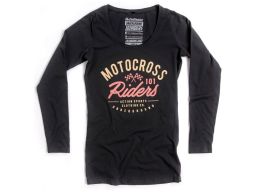 Triko RACING LONG, 101 RIDERS dámske (čierna)