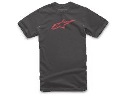 Triko AGELESS CLASSIC TEE krátky rukáv, ALPINESTARS (černá/červená)