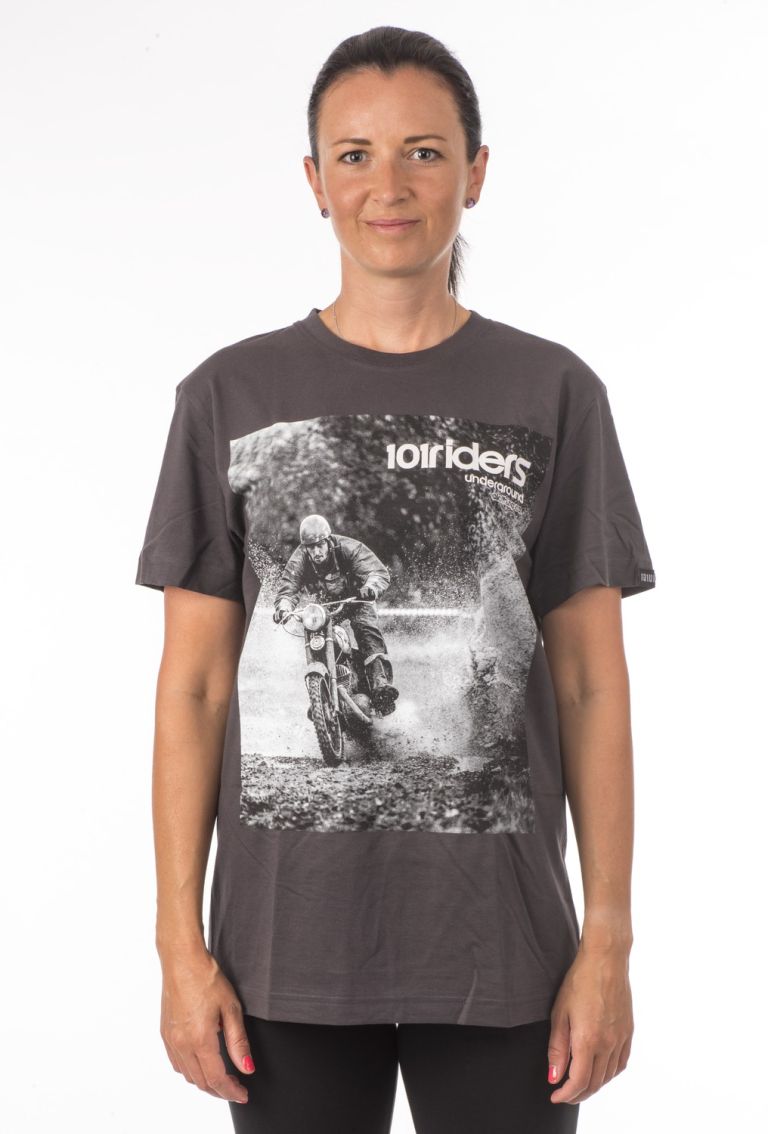 Triko JWR REGULAR, 101 RIDERS (čierna) unisex