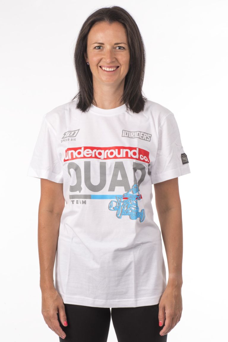 Triko QUAD REGULAR, 101 RIDERS (biele) unisex