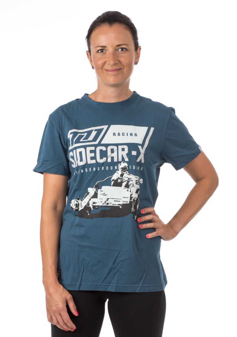 Triko SIDECAR-X REGULAR, 101 RIDERS (modrá) unisex