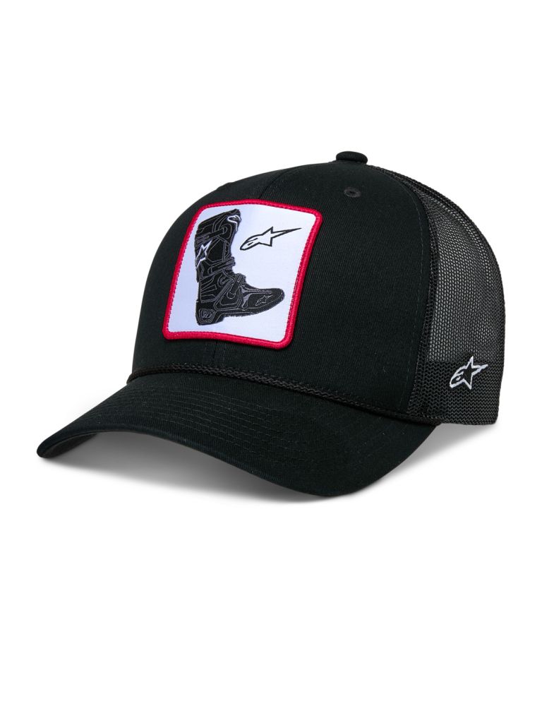 šiltovka BOOTED, ALPINESTARS (černá/černá)