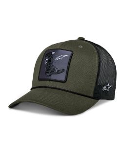 šiltovka BOOTED, ALPINESTARS (zelená/černá)