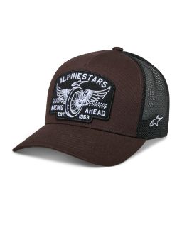 šiltovka HERITAGE PATCH, ALPINESTARS (hnědá/černá)