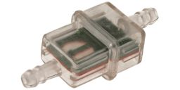 Palivový filter hranatý, Q-TECH (pre vnútorný priemer hadice 5-6 mm)