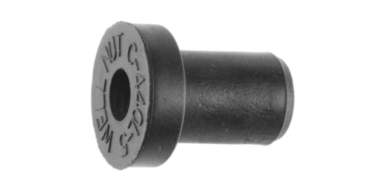 Gumová matica sa závitom M4 x 0,7 mm (sada 5 ks), Tourmax