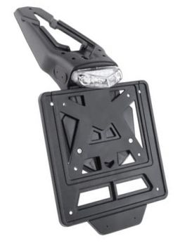 LED svetlo zadné UNI vrátane držiaku RZ (60°), RTECH (čierne)