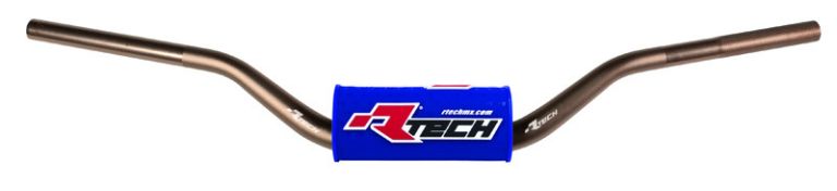 Riadidlá (Michael P.) s premenlivým prierezom o priemeru 28,6 - 22 mm s chráničom, RTECH (farba titan)