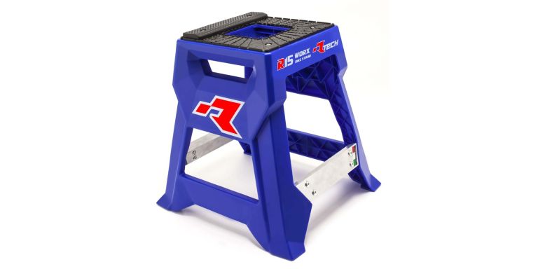 Stojan MX R15 (technopolymér / hliník), RTECH (modrá/černá)