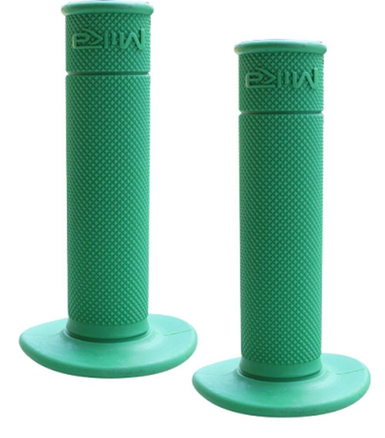 Gripy motokrosové "50/50 WAFFLE GRIPS" (soft), MIKA (zelená)