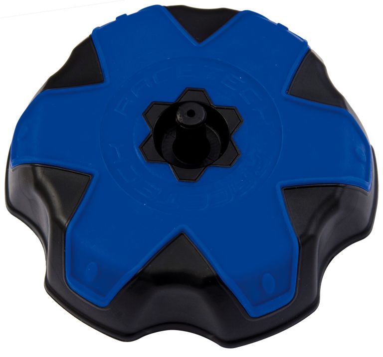 Viečko nádrže Yamaha, RTECH (černá/modrá)