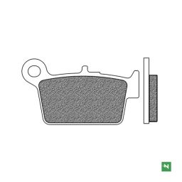 Brzdové doštičky, NEWFREN (zmes OFF ROAD DIRT SINTERED) 2 ks v balenie