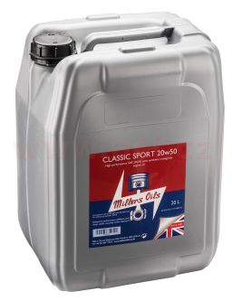MILLERS OILS Classic Šport 20W50, polosyntetický, olej 20 l