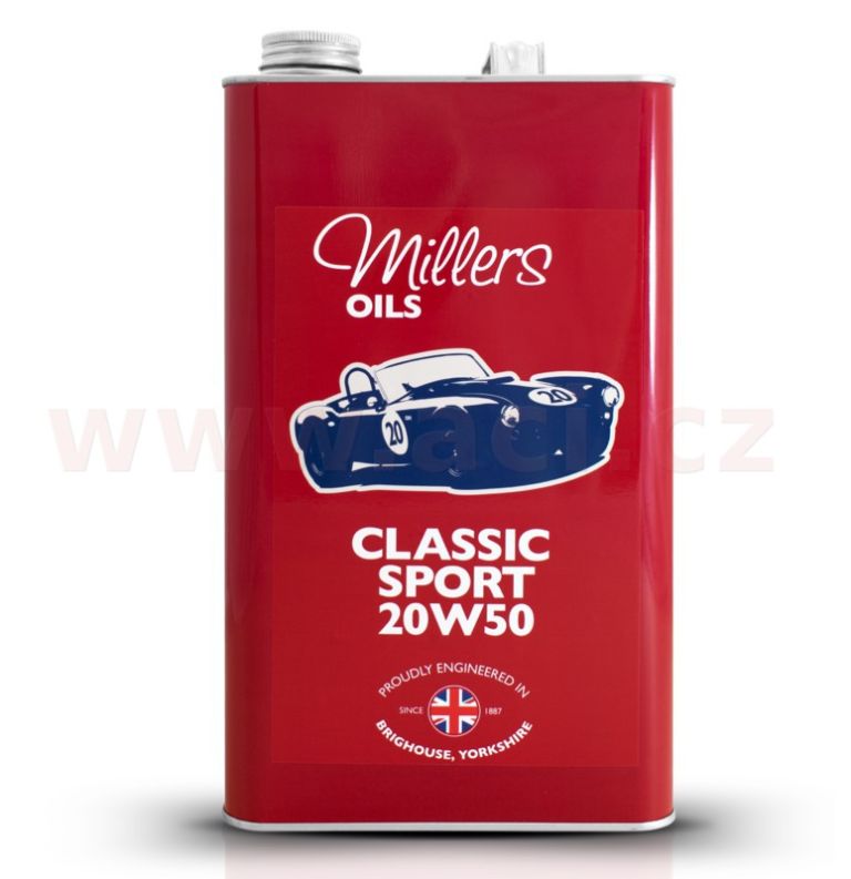 MILLERS OILS motorový olej polosyntetický Classic Šport 20w50 5l