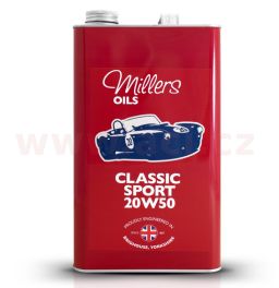 MILLERS OILS motorový olej polosyntetický Classic Šport 20w50 5l