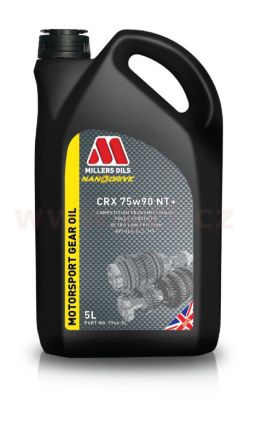 MILLERS OILS CRX 75W-90 NT+ - plne syntetický olej, pre synchrónny i sekvenčné prevodovky 5 l