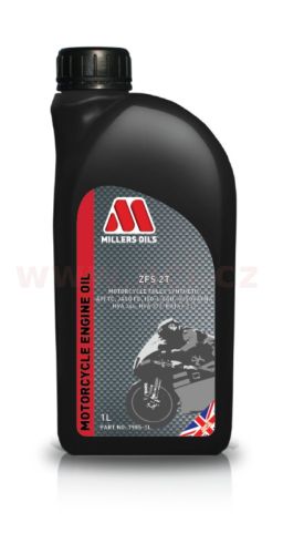 MILLERS OILS plne syntetický olej esterový pre 2-taktný motory Motorsport ZFS 2T 1l