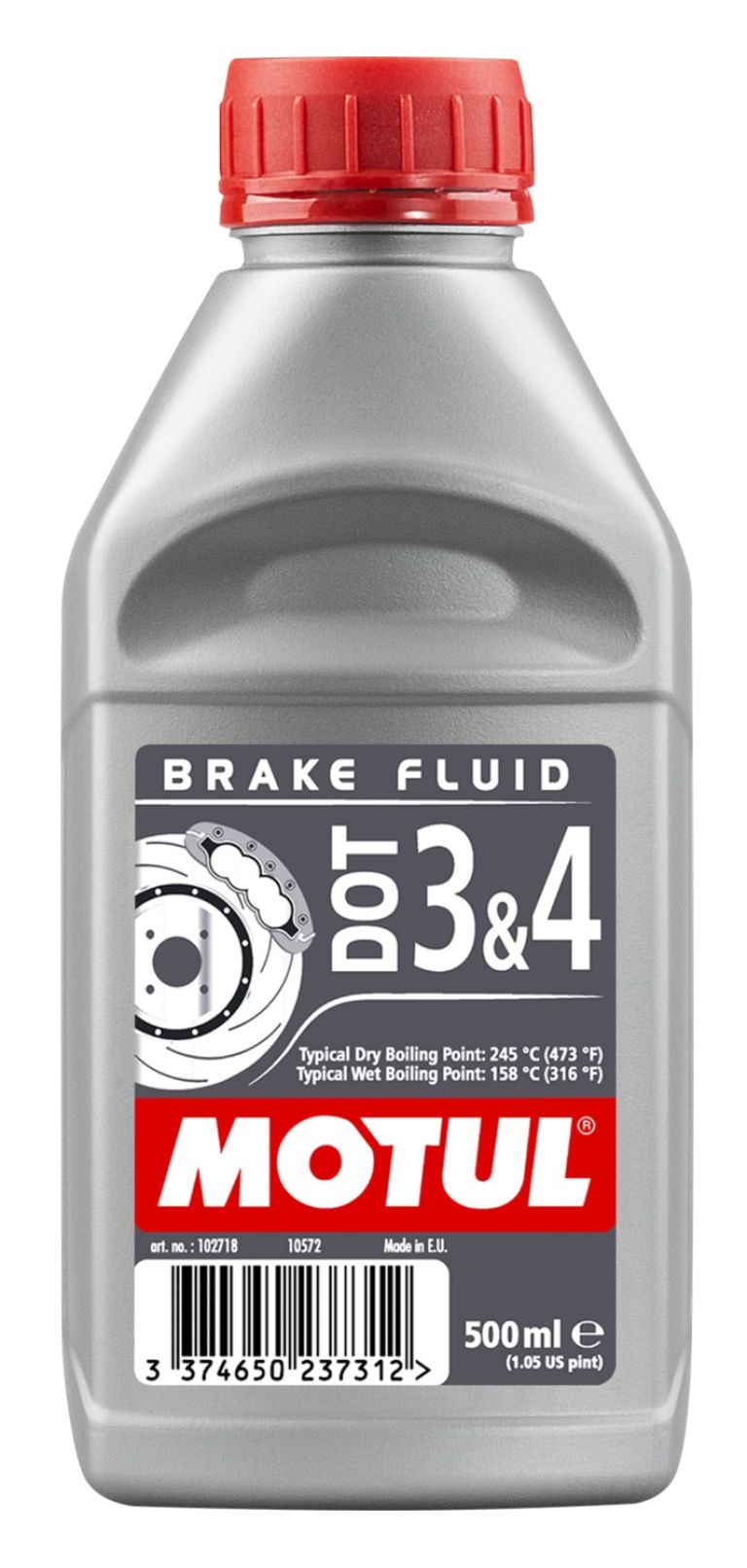 MOTUL brzdová kvapalina DOT 3&amp;4, 500 ml