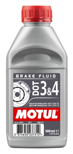 MOTUL brzdová kvapalina DOT 3&amp;4, 500 ml