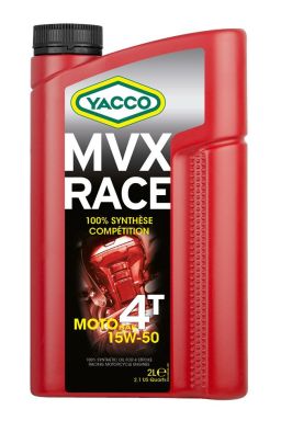 YACCO motorový olej plne syntetický MVX RACE 4T 15W50 2l