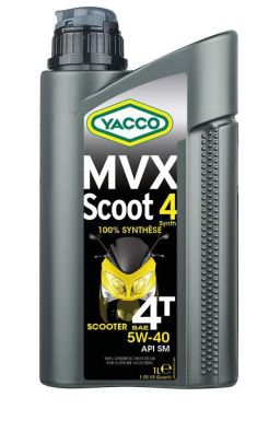 YACCO motorový olej plne syntetický MVX SCOOT 4 SYNTH 5W40 1l