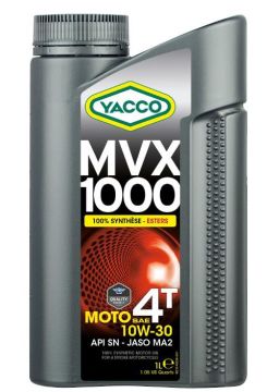 YACCO motorový olej plne syntetický MVX 1000 4T 10W30 1l
