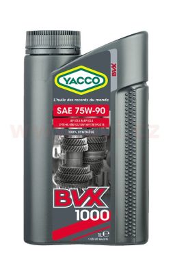 YACCO prevodový olej plne syntetický BVX 1000 75W90 1l