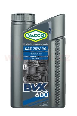 YACCO prevodový olej plne syntetický BVX 600 75W90 1l