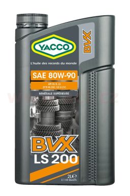 YACCO prevodový olej minerálne BVX LS 200 80W90 2l