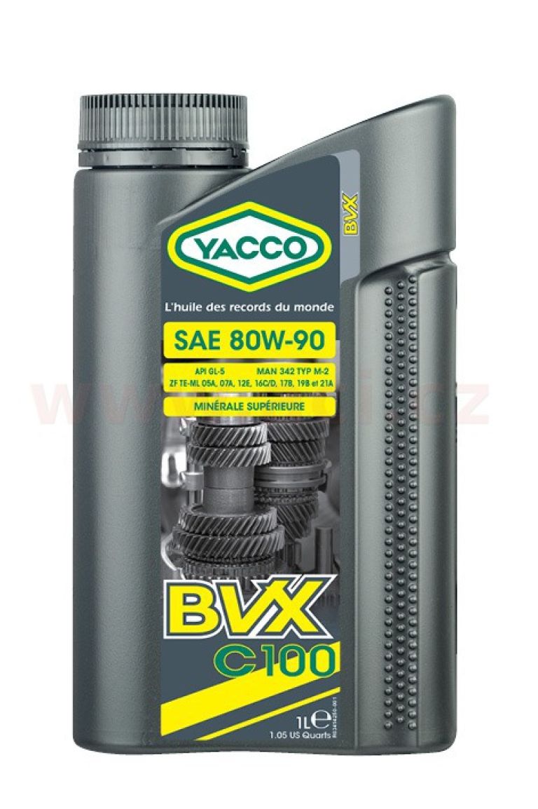 YACCO prevodový olej minerálne BVX C 100 80W90 1l