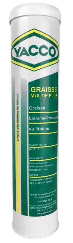 YACCO eP mazivo s litiovým komplexem, NLGI 2 GREASE MULTIP PLUS 400gr