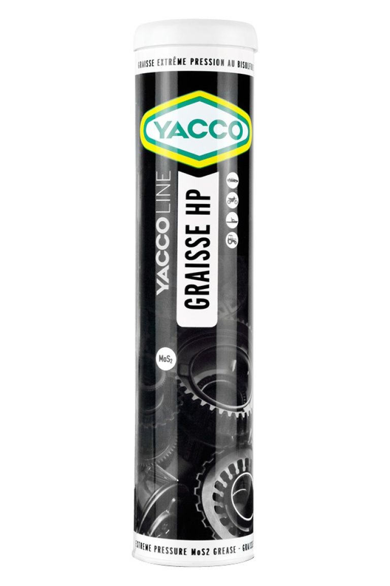YACCO vazelína s EP aditívami a MoS2, NLGI 2 GRAISSE HP MoS2 400gr