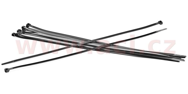 Stahovací páska 450x8,8 mm černá (sada 100 ks)