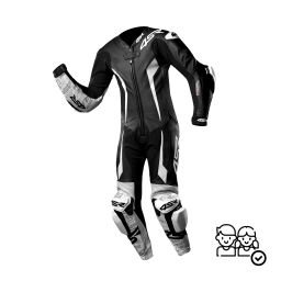 Detská Jednodielna Kombinéza 4SR Racing Junior White AR