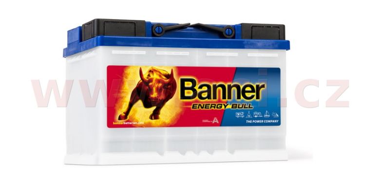 80Ah trakčná batéria, pravá BANNER Energy Bull DUAL Power 278x175x190