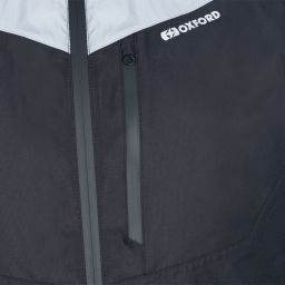 Bunda ENDEAVOUR WATERPROOF, OXFORD (černá/šedá reflexní)