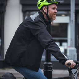 Bunda ENDEAVOUR WATERPROOF, OXFORD (černá/šedá reflexní)