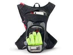 Batoh ENDURO RAW 3, USWE - ŠVÉDSKO (carbon čierna, objem 3L, hydrobag 2L)