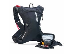 Batoh ENDURO OUTLANDER 3 JUNIOR, USWE - Švédsko detský (čierna, objem 3 l, hydrobag 1,5 l)