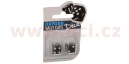 čiapočky ventilkov Lucky Dice, OXFORD (čierne, pár)