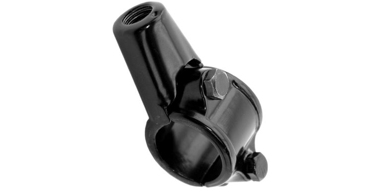 Adaptér spätného zrkadlá M8/1,25 pravý závit (22,2 mm priemer) (čierny)