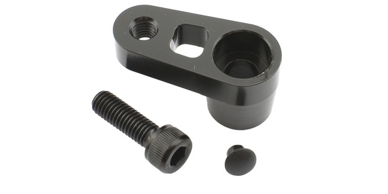 Adaptér spätného zrkadlá M8/1,25 pravý závit& (čierny)