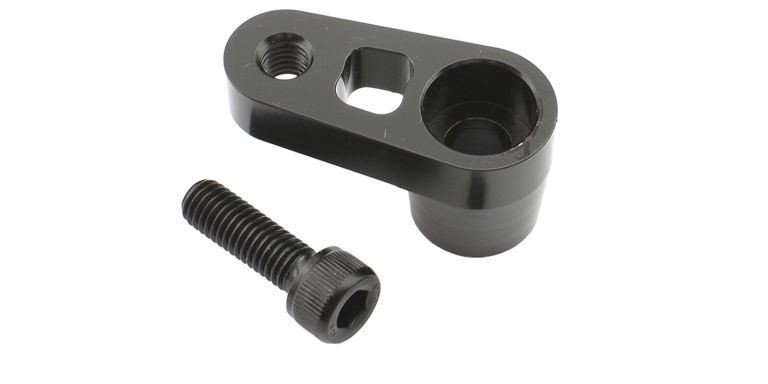 Adaptér spätného zrkadlá M10/1,25 pravý závit (čierny)