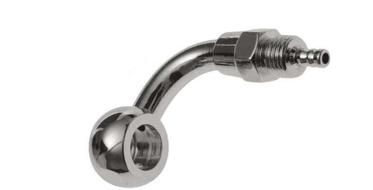 Banjo 90° (pochromovaná oceľ)
