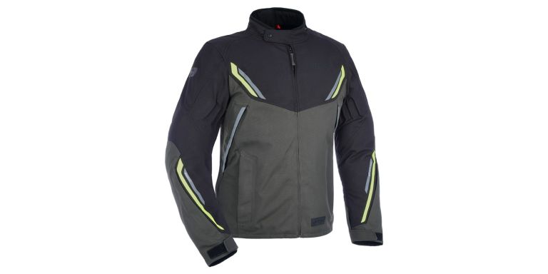 Bunda HINTERLAND DRY2DRY™, OXFORD ADVANCED (černá/šedá/žlutá fluo)